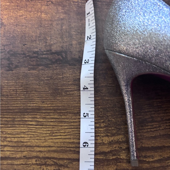 Christian Louboutin Sparkling Silver Heels - Picture 16 of 16